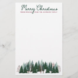 Árvores Florestais | Feriado de Natal | Papelaria