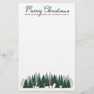 Árvores Florestais | Feriado de Natal | Papelaria