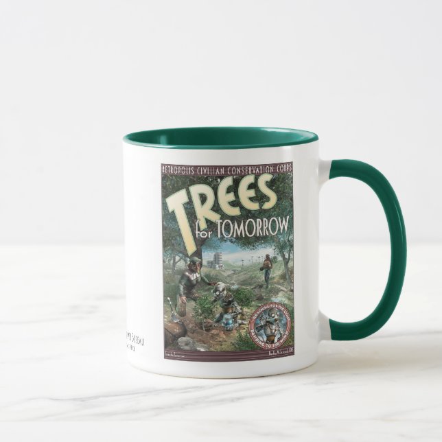 Árvores para amanhã! Caneca (Direita)