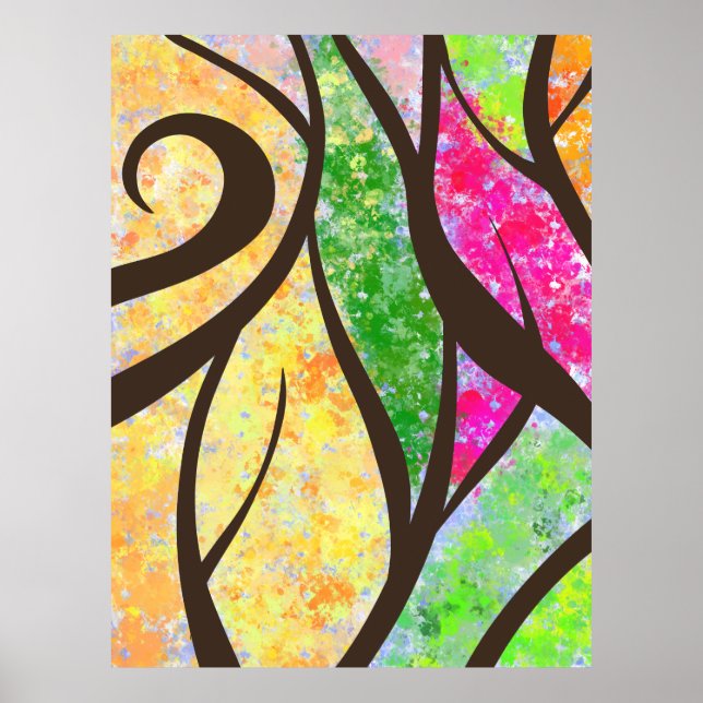 Árvores Poster (Frente)