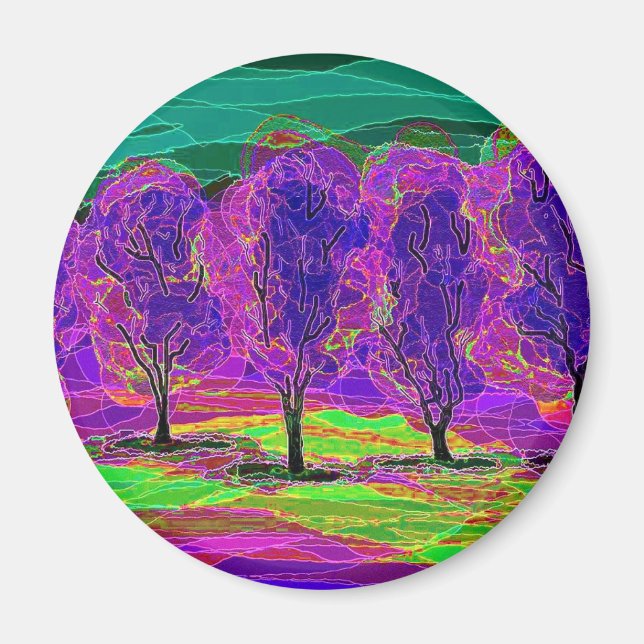 Árvores Roxas... Íman (Frente)