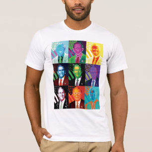 As 9 caras do t-shirt de Bush