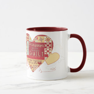 As amizade são como canecas e copos de café das