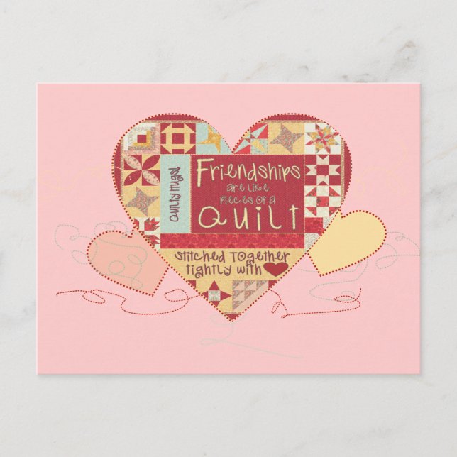 As amizade são como cartão das edredões (Frente)