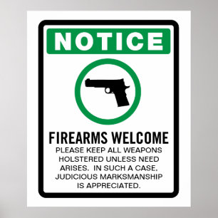 As armas de fogo permitiram o poster