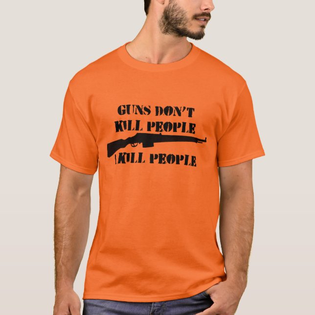 AS ARMAS NÃO MATAM o t-shirt (Frente)