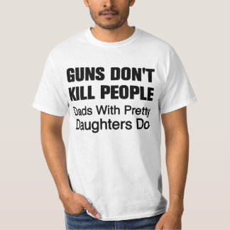 As armas não matam pessoas do t-shirt