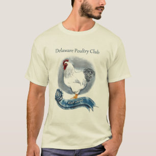 As aves domésticas de Delaware batem o t-shirt
