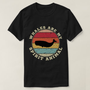 As Baleias São A Minha Camiseta Animal Espirituosa