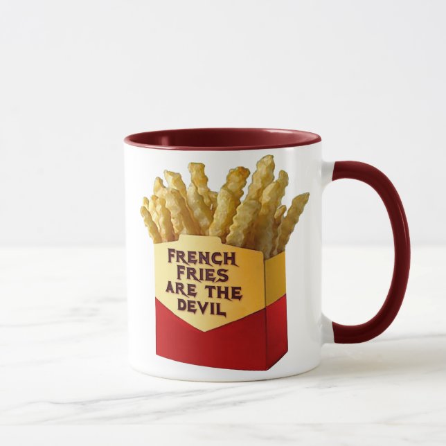 As batatas fritas são a caneca do diabo (Direita)