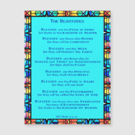 As Beatitudes do Sermão de Jesus no Monte