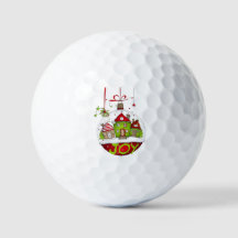 As Bolas de Golfe Enfeites de Natal