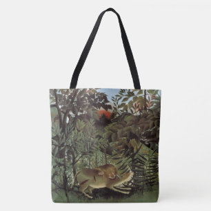 As bolsas com fome da arte do leão de Rousseau