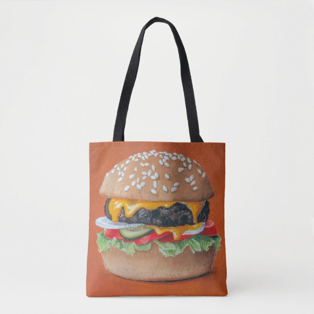 As bolsas da ilustração do Hamburger (Frente)