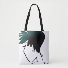 As bolsas de canvas cravadas de Ombre