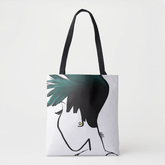 As bolsas de canvas cravadas de Ombre (Frente)