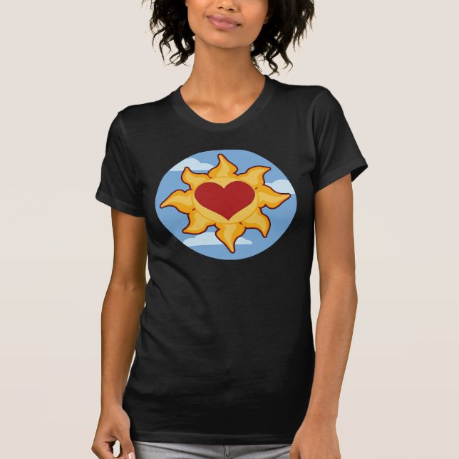 As camisetas bonitos das mulheres de Sun e de (Frente)