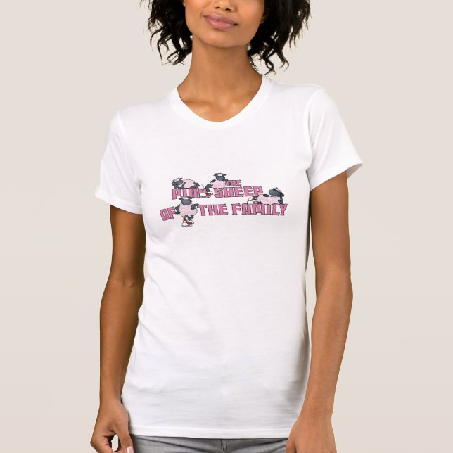 As camisetas cor-de-rosa dos carneiros todos os (Frente)