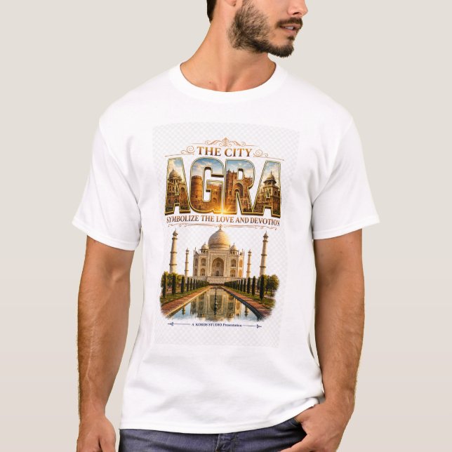 As Camisetas de Designer "AGRA"  (Frente)