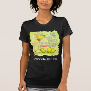 As camisetas escuras das mulheres - gota de limão