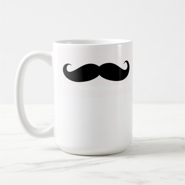 As canecas de café do bigode - podem personalizar (Esquerda)