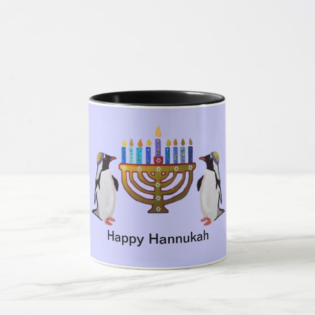 As canecas escolhidas congeladas de Hannukah (Centro)