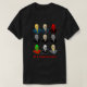 As caras do snobe do cinema - o t-shirt preto dos (Frente do Design)