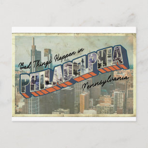 As coisas ruins acontecem no cartão postal da Phil