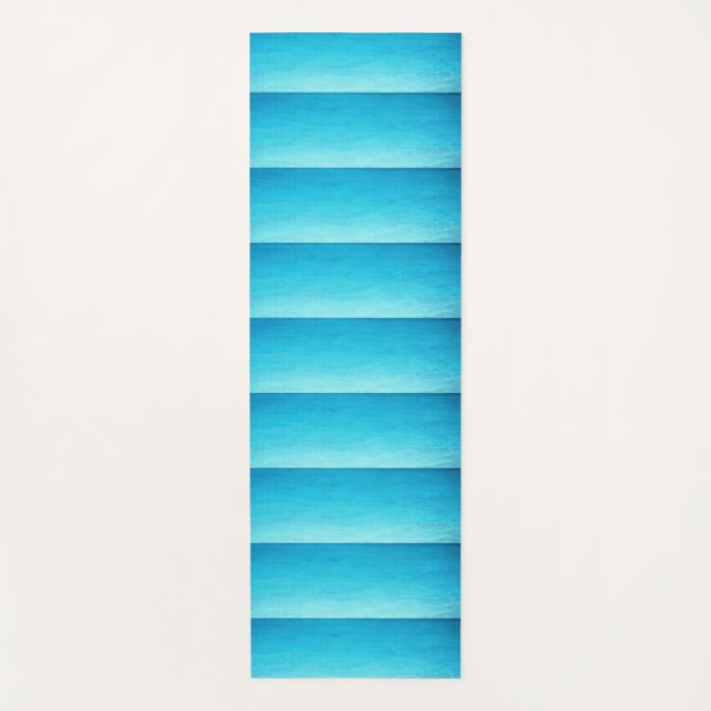 As cores da água num tapete de ioga (Frente)