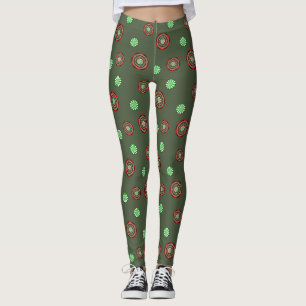As Cores das Leggings de Natal