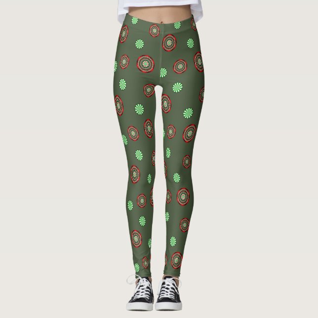 As Cores das Leggings de Natal (Frente)