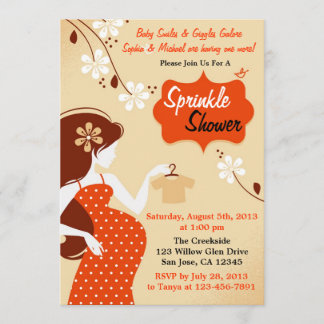 As cores do outono polvilham o convite do chá