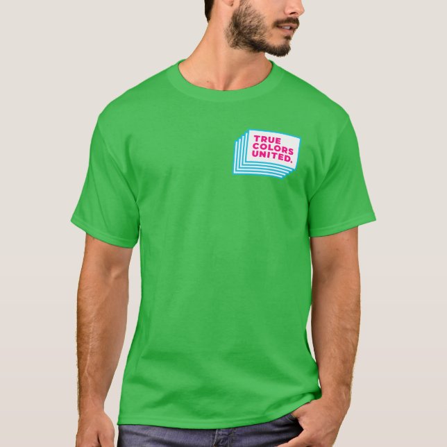 As cores verdadeiras uniram a camisa (o verde) (Frente)