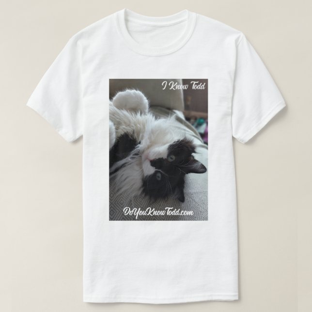 As Crônicas de Todd - Eu conheço Todd T-Shirt (Frente do Design)