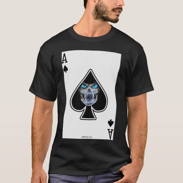 Ás de espada da ceifeira da camisa do póquer (Frente)
