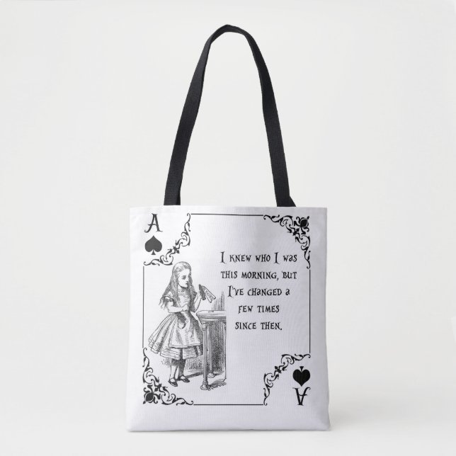 Ás de Espadas Alice Tote Bag (Frente)