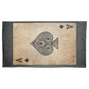 Ás de espadas travesseiro decorativo