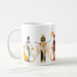 As divas de canecas de Egipto