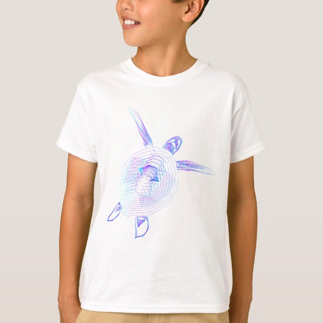 As economias do menino o t-shirt das tartarugas (Frente)