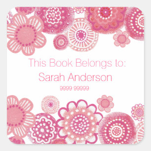 As etiquetas da escola do Bookplate este livro