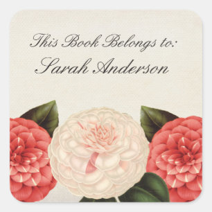 As etiquetas da placa de livro do vintage este