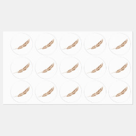 .As etiquetas das penas saradas