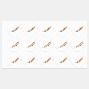 .As etiquetas das penas saradas