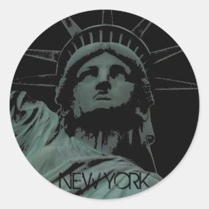 As etiquetas de New York refrigeram etiquetas da