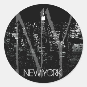 As etiquetas de New York refrigeram etiquetas da