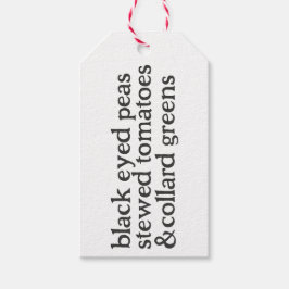 As Etiquetas De Presente Da Boa Sorte