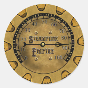 As etiquetas do império de Steampunk