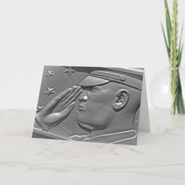 As forças armadas agradecem-lhe cartões (Frente)