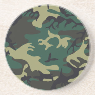 As forças armadas camuflam a porta copos