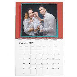 As fotos de família criam seu próprio calendário